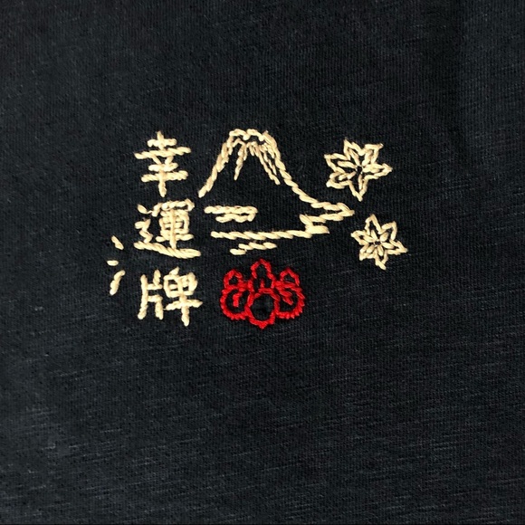 Lucky Brand Hoodie NWOT Jacket Embroidered Yokosuka Sweatshirt Size Small - Picture 8 of 12